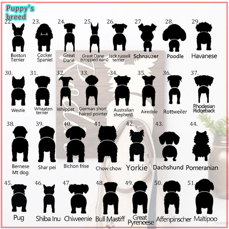 Customized Wooden Dog Leash Hook