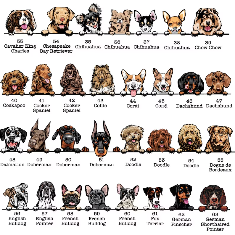 Custom Dog Breed Tote Bag, Cat Lover Gift