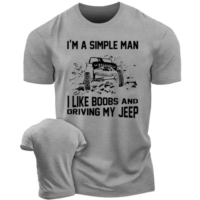 I Am a Simple Man Like Boods and Drive My Jeep Unisex T-Shirt