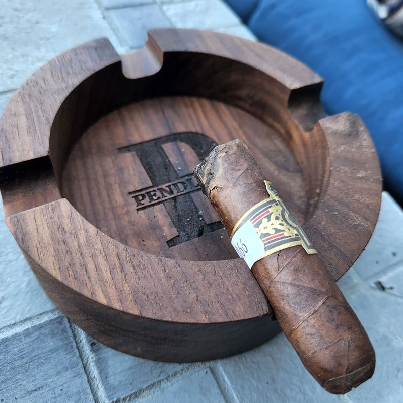 Walnut Cigar Ash Tray, 5 Styles, Monogram Cigar Ash Tray