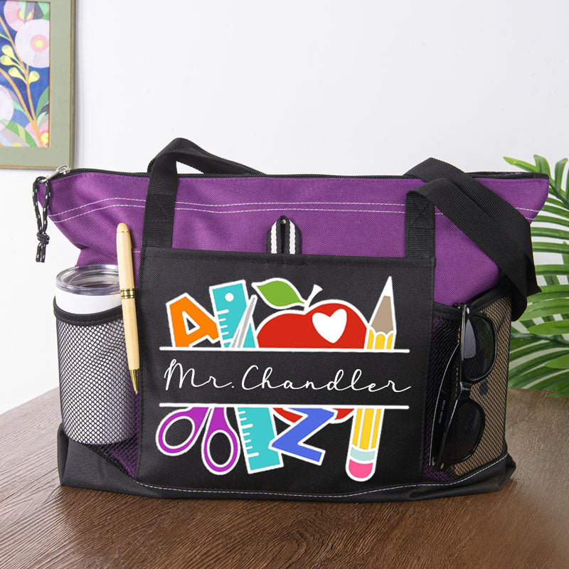 Teacher Tote Bag Teacher Appreciation Gift
