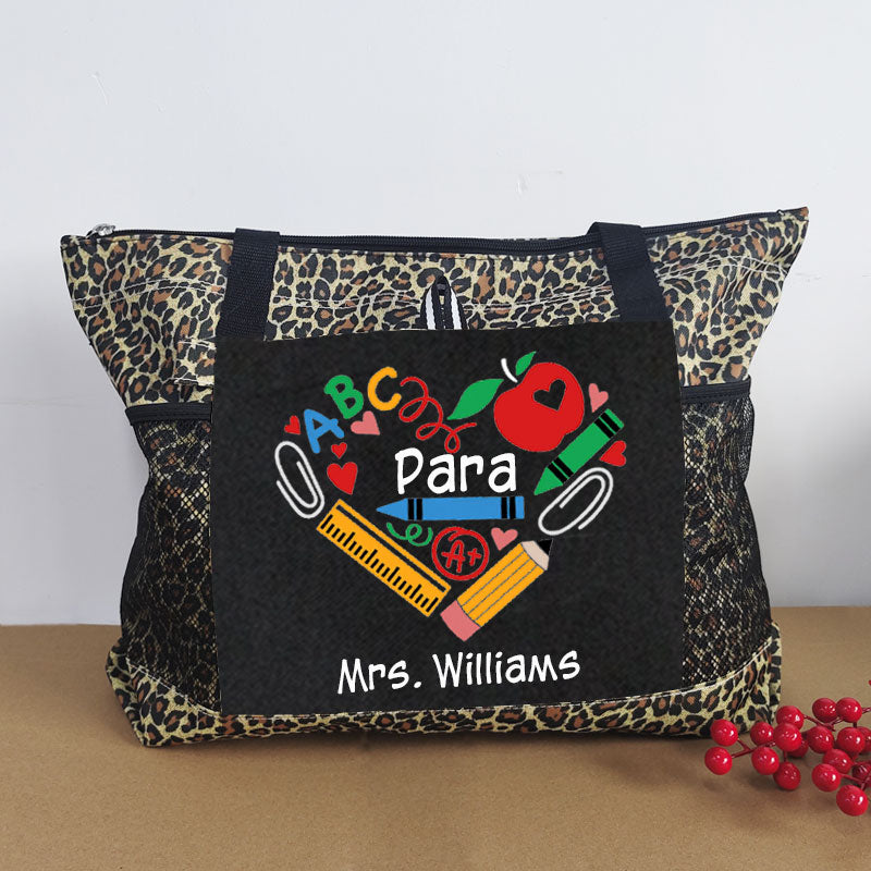 Teaching Heart School Paraprofessional Teacher Tote Bag