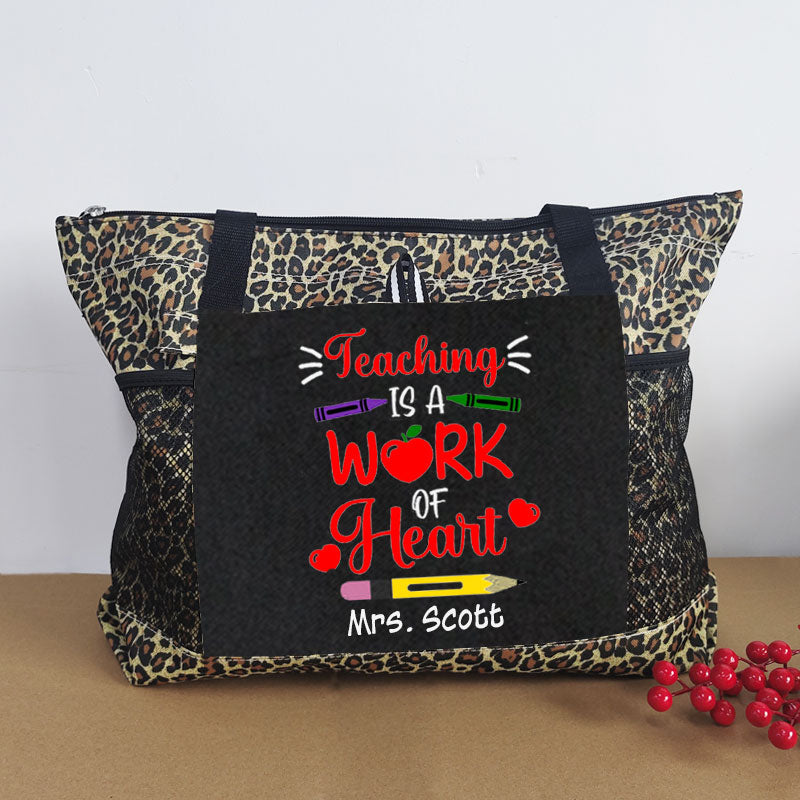 Teaching is a work of heart Teacher appreciation Tote Bag