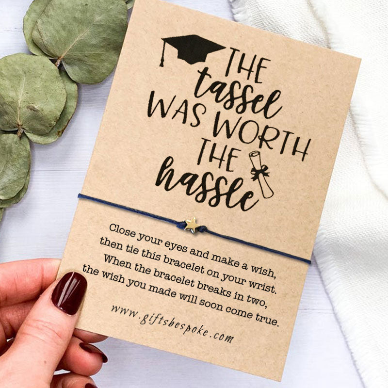 Wish Bracelet Graduation Gift for Seniors