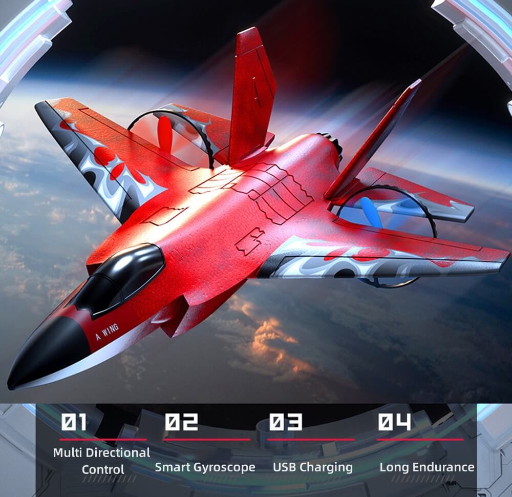 Remote Control Airplane Toy RC Fighter Airlane Jet