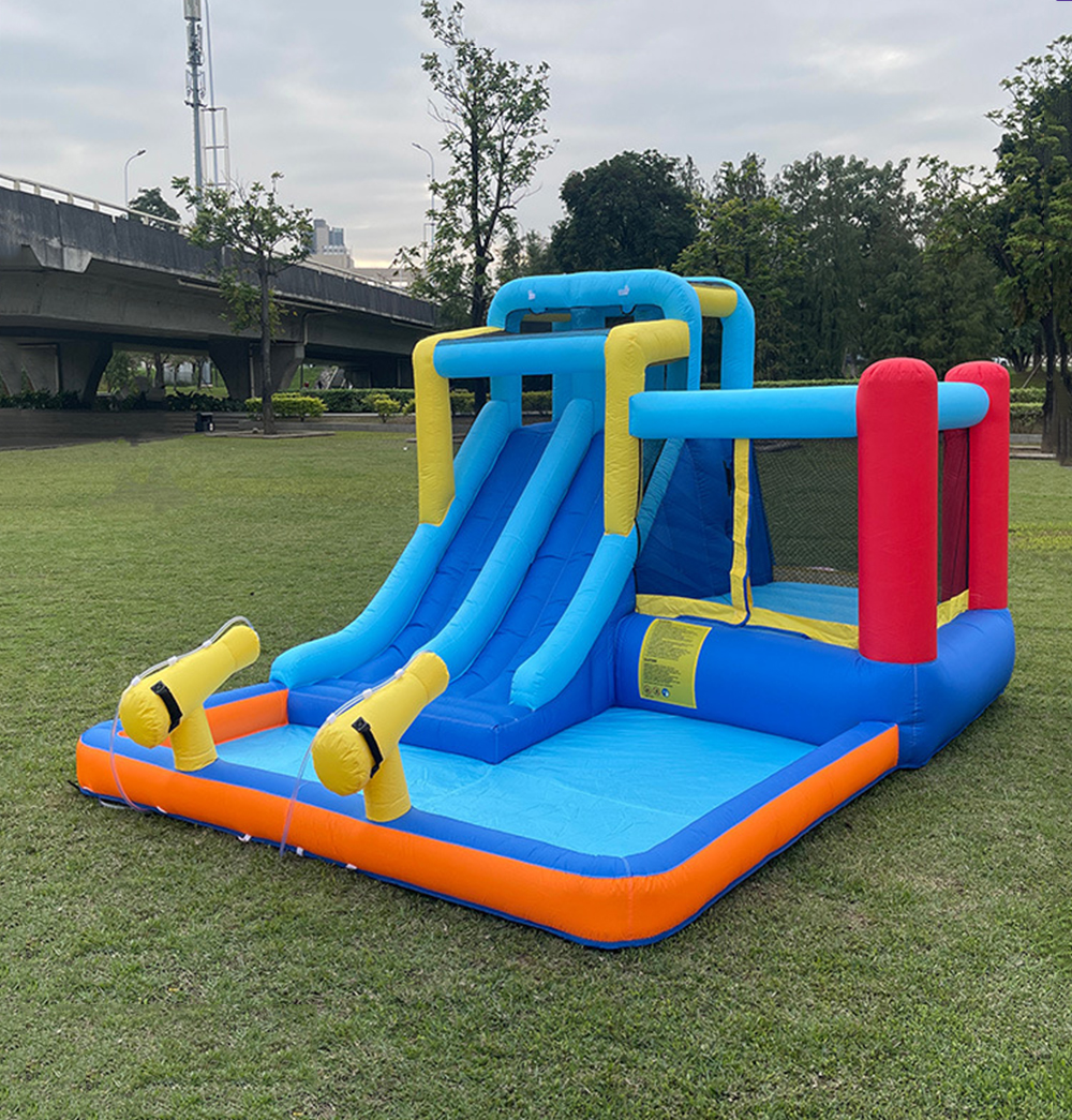 Small inflatable slide outdoor water play inflatable castle indoor trampoline