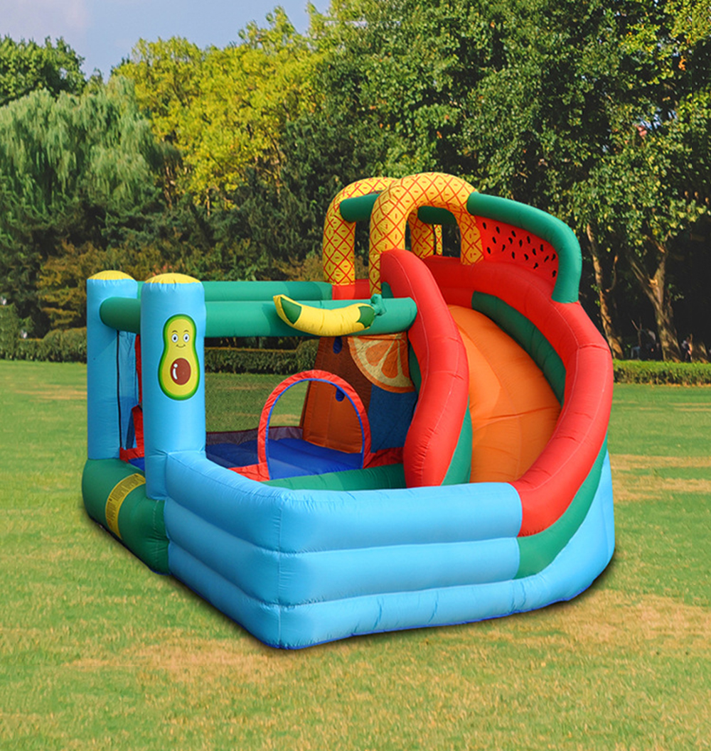 Children's inflatable castle home climbing outdoor medium climbing trampoline indoor and outdoor slide