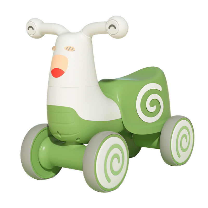 Children's multifunctional scooter baby four-wheeled scooter enlarged thickened music light 1-5 years old