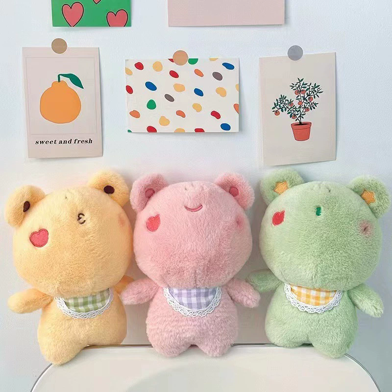 Colorful Frog doll plush toy