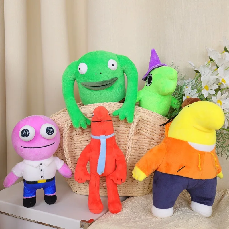 28cm Smiling Friends Plush Toys Mr frog Children Stuffed Doll Toy Home Decoration Doll Smiling Friends Toy Gifts for Kids