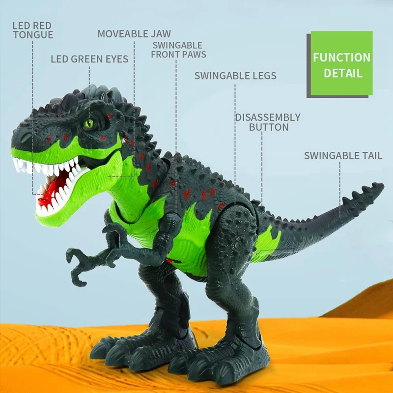 Electric Dinosaur Toys For Kids Realistic Dinosaur Robot Tyrannosaurus Toy