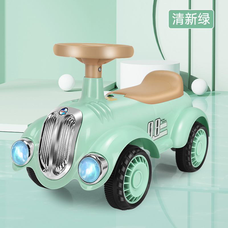 Best-selling children's scooter four-wheel balance car children's bicycle scooter children's four-wheel toy car with music and lights