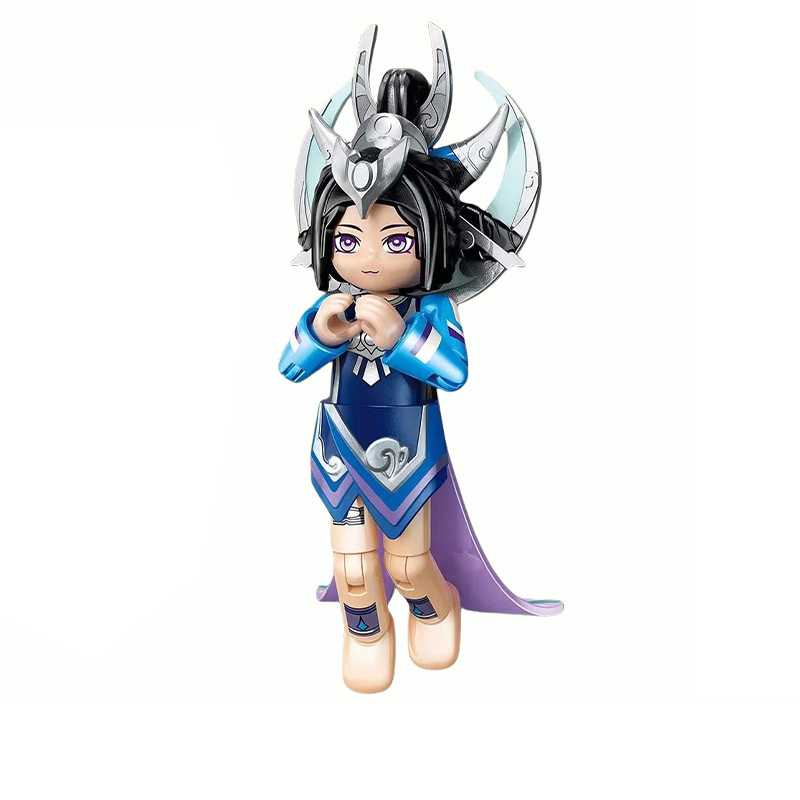 Super Armor Block Figure - Luna, Highly Detailed Assembled Action Figure, Gift for Game Lovers