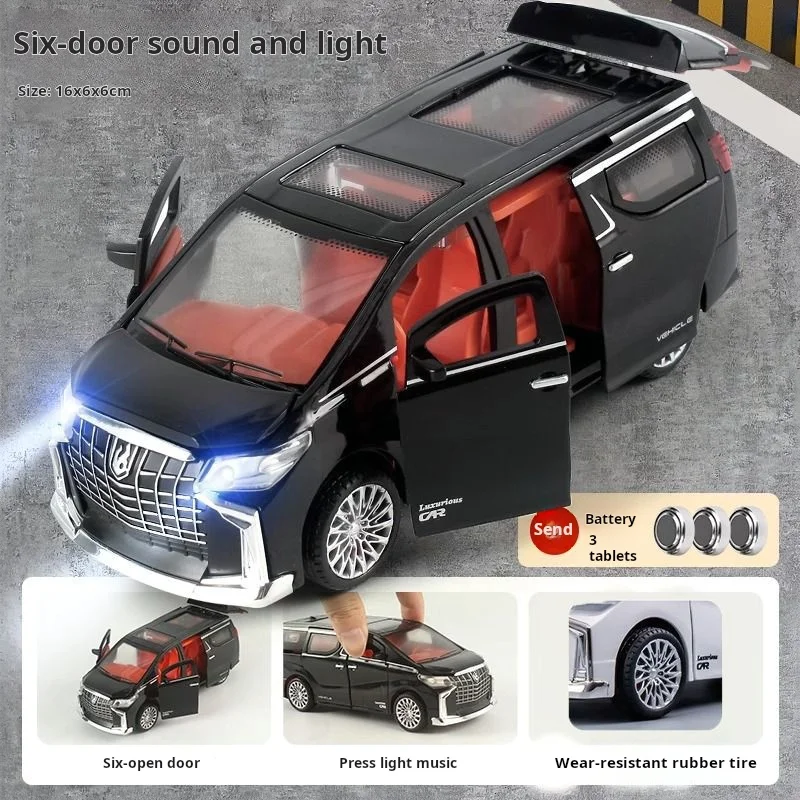 1:32 Children's Inertia Pull-back Car Toy with Lighting Sound Simulation Commercial Car Model Toy Car