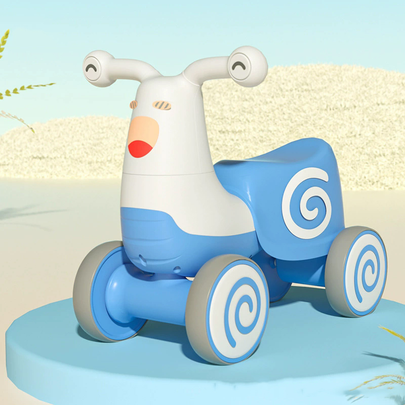 Children's multifunctional scooter baby four-wheeled scooter enlarged thickened music light 1-5 years old