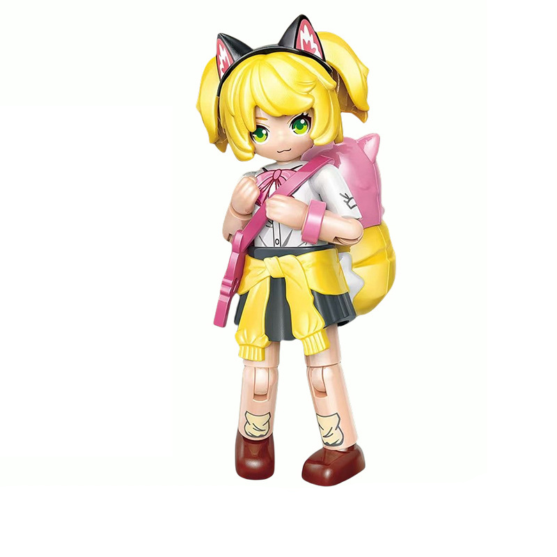 Honor of Kings Sun Shangxiang Mini Building Blocks, Poseable Cartoon Character Toy, Ideal Gift for Kids & Gamers