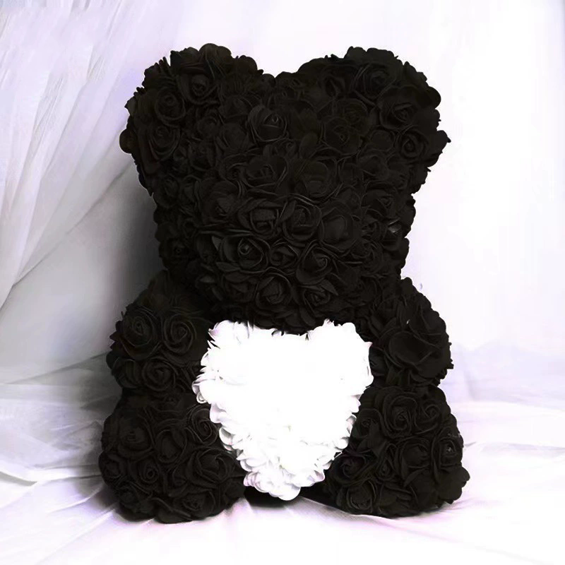 Eternal Flower Rose Bear Gift Box Valentine's Day Christmas Birthday Gift Hug Heart Bear Girl