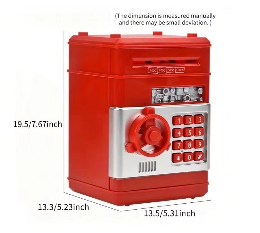 Children electric password box piggy bank toy