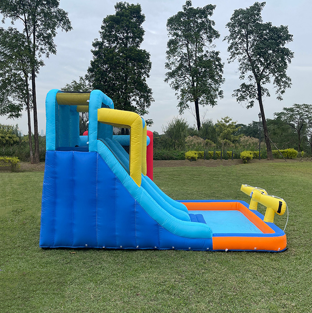 Small inflatable slide outdoor water play inflatable castle indoor trampoline