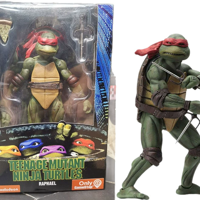 Teenage Mutant Ninja Turtles 1990 Movie TMNT Limited Edition 7-inch Articulated Figure Toys Doll Model ﻿
