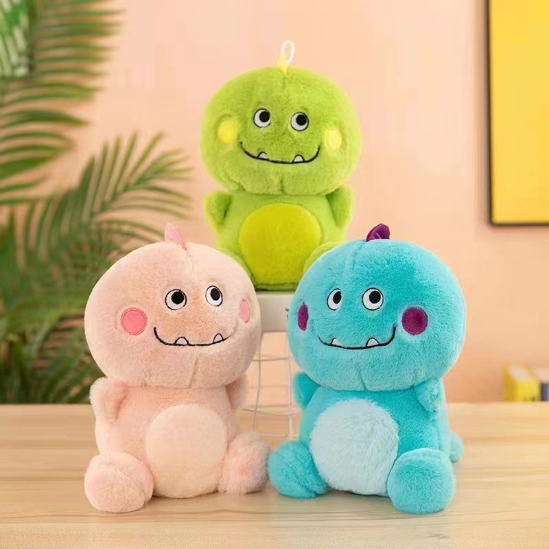 Seated Green Monster Doll plush toy