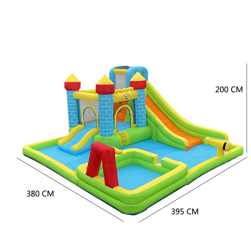 Children's inflatable castle multifunctional water slide indoor inflatable trampoline children's playground