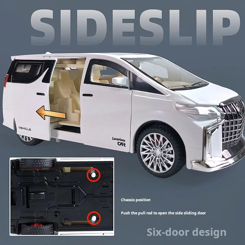 1:32 Children's Inertia Pull-back Car Toy with Lighting Sound Simulation Commercial Car Model Toy Car