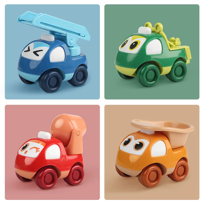Cute Cartoon Engineering Car Toys Inertial Car
