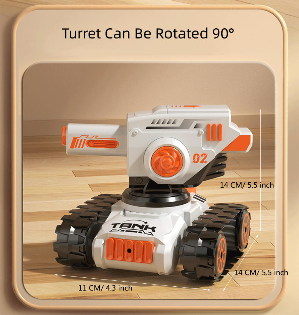 3 Head RC Car Tank That Shoots