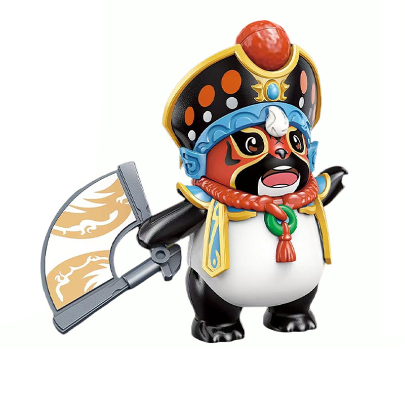 Meng Qi Anime Figure, Highly Detailed Assembled Building Block Model, Ideal Gift for Game Lovers ﻿ ﻿ ﻿