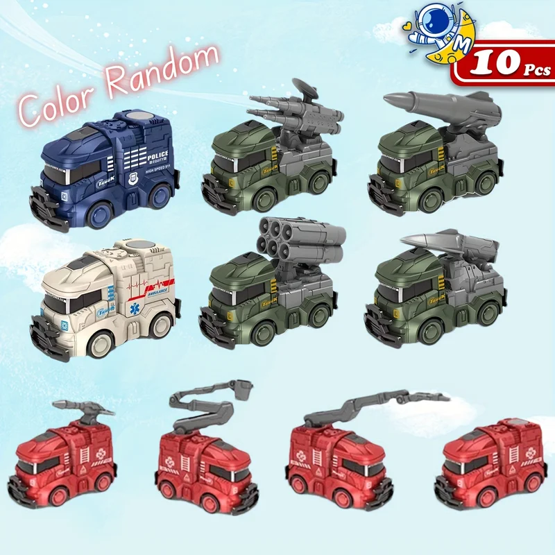 Fire Fighting Truck Service vehicles Military Vehicles Engineering Car City Sanitation Truck Toys