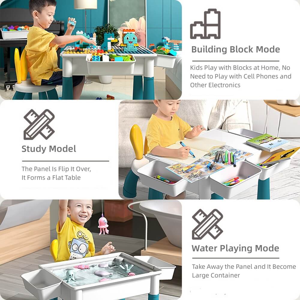 multifunctional building block study table