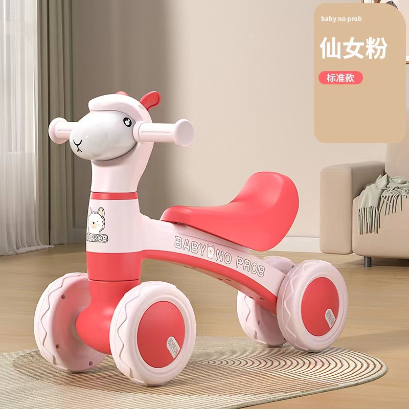 Children's yo-yo car with silent wheels and universal wheels for 1-6 years old, swing car, infant and toddler twisting car, scooter and balance car