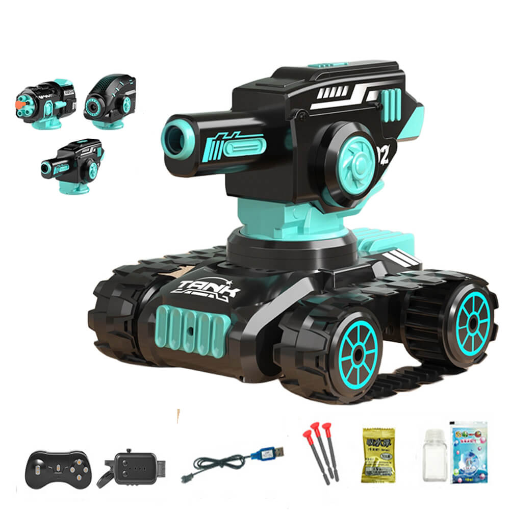 3 Head RC Car Tank That Shoots