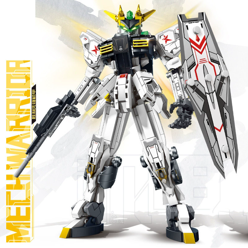 723pcs block Vanguard Mech robot warrior model building block toy children toy mobile armor assembly building blocks