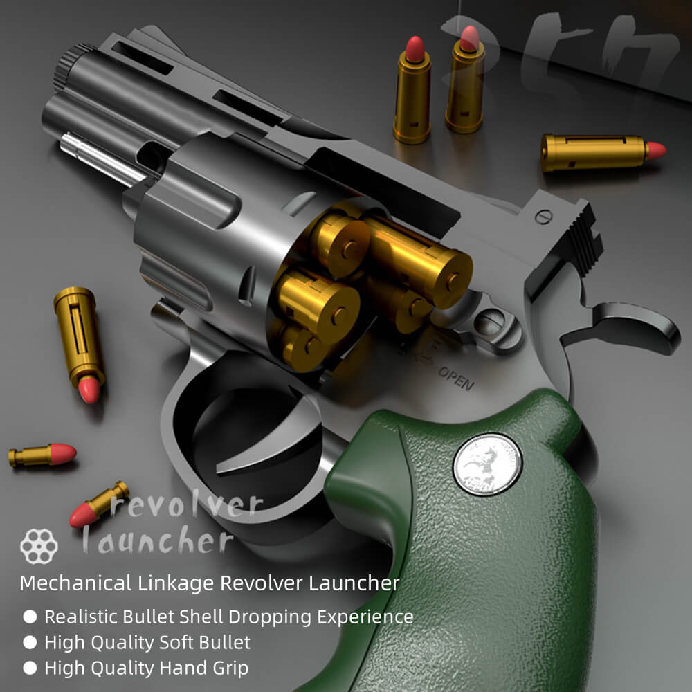 shell ejecting toy gun revolver
