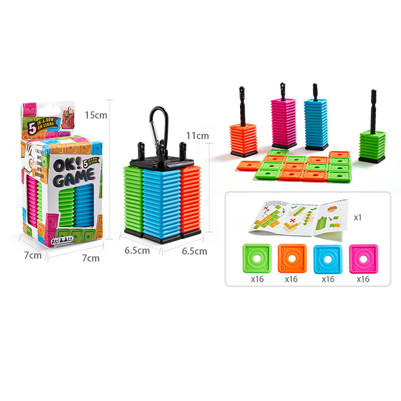 Dominoes game backpack charm outdoor toy