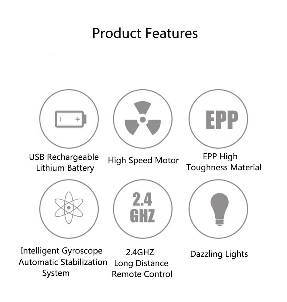 Remote Control Airplane RC Jet Fighter Flying Toys