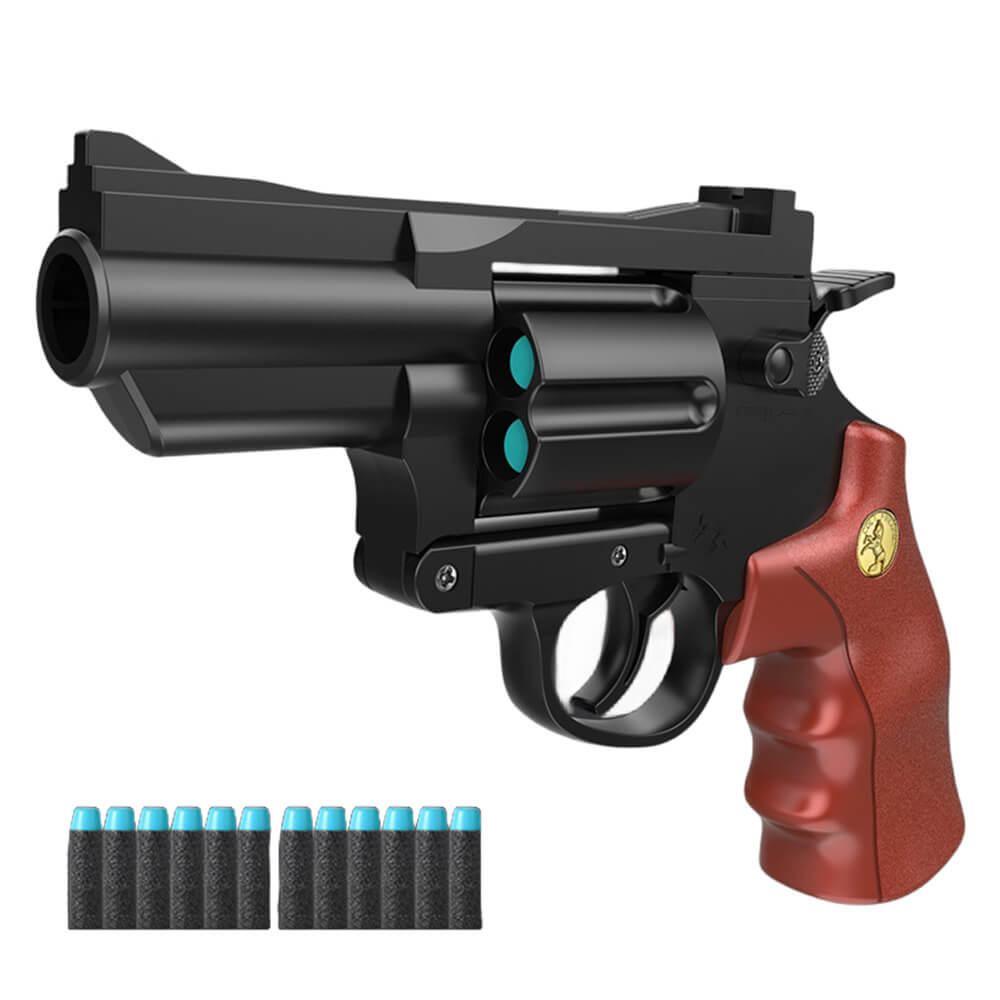 Revolver Toy Gun Soft Bullet Ejection Toys Shoot Toys