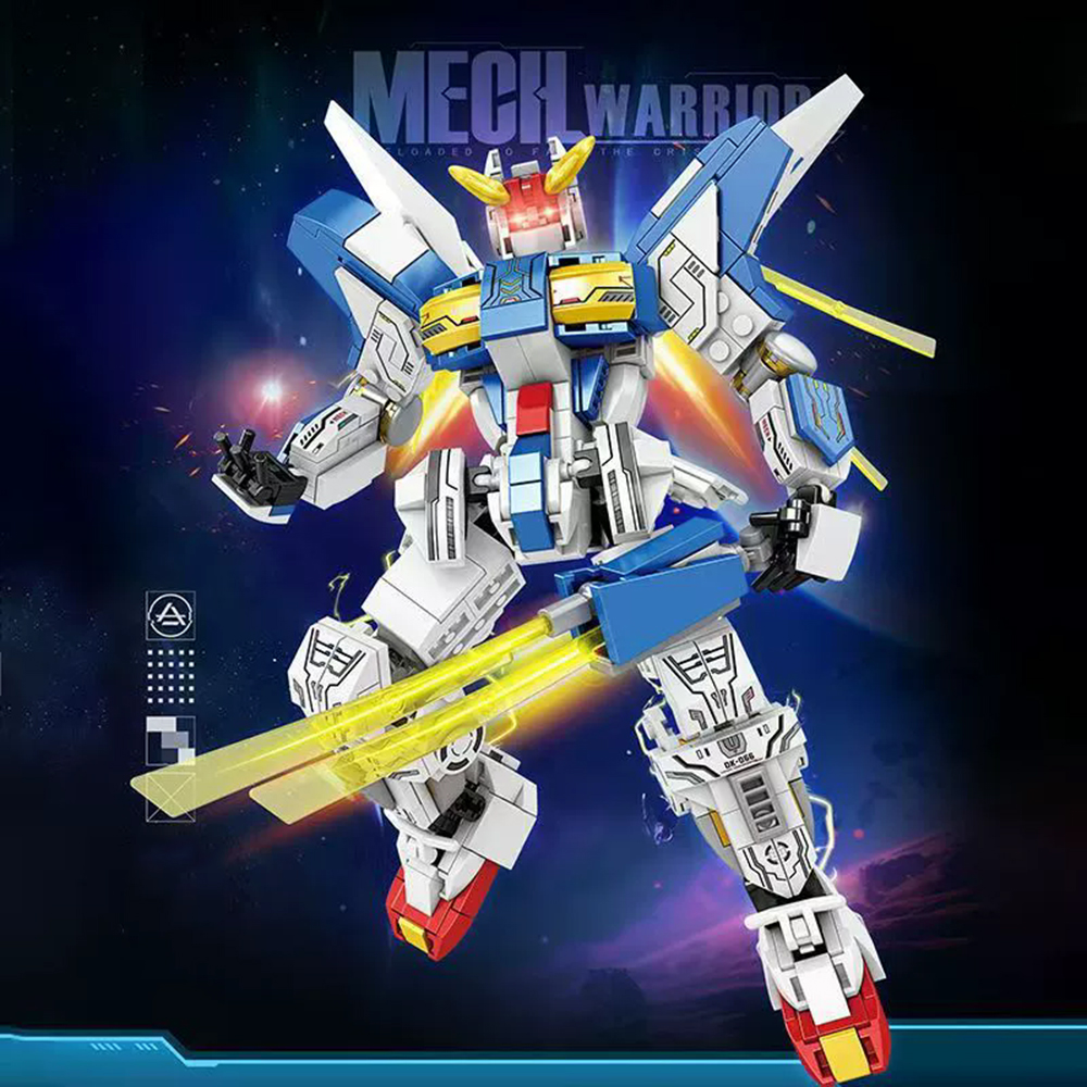 Future Warrior Mech Transforming Robot Building Block Toy Mecha Warrior Building Blocks Toy