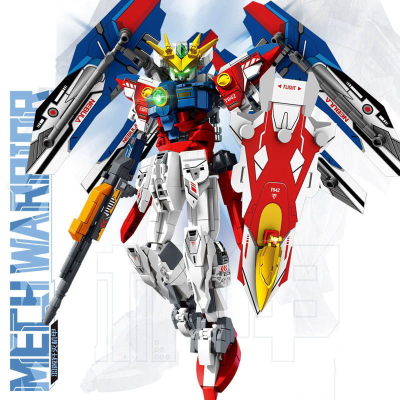 753pcs block Winged Annihilation Mech robot warrior model building block toy children toy mobile armor assembly building blocks