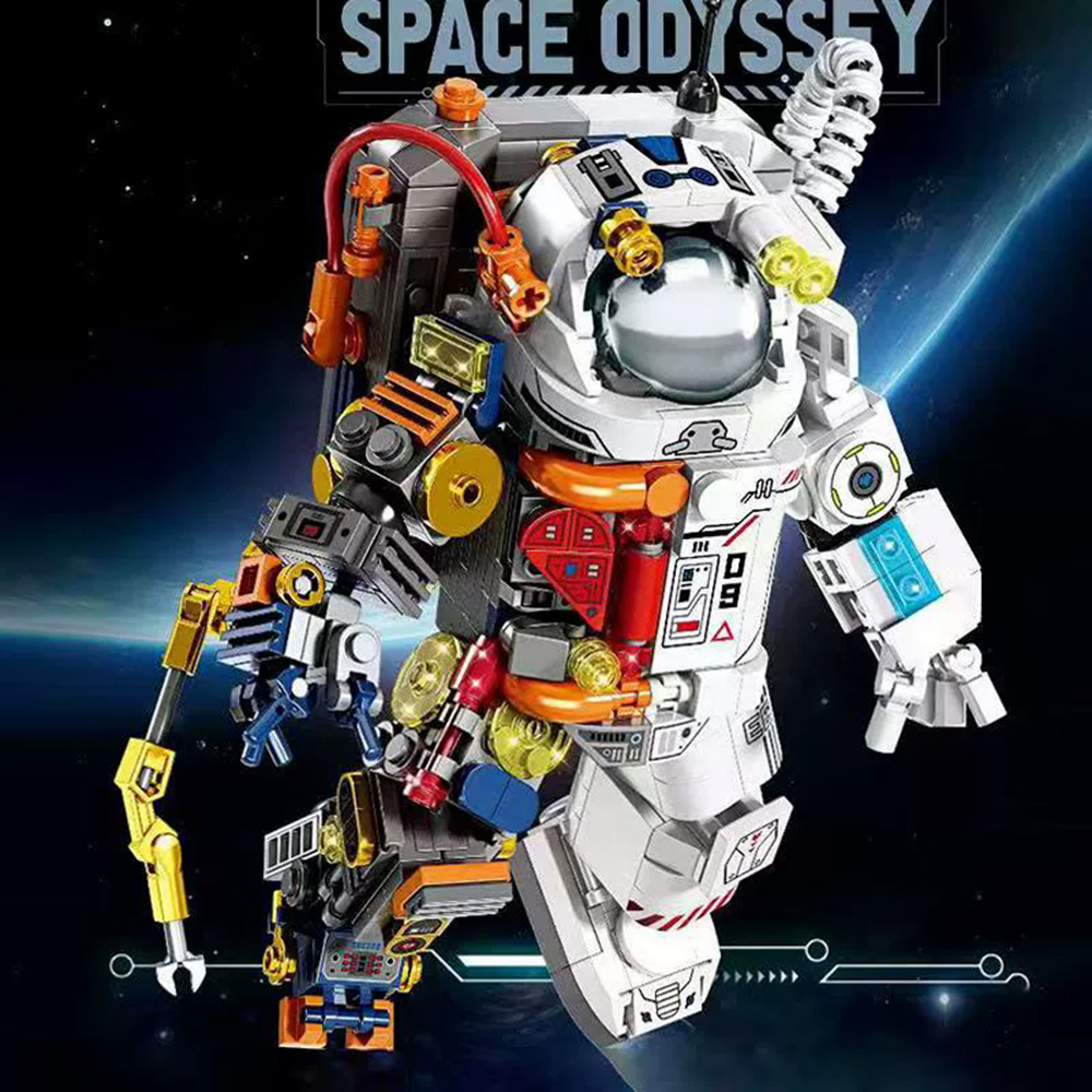 Collector Edition Astronaut Transforming Robot Building Block Toy