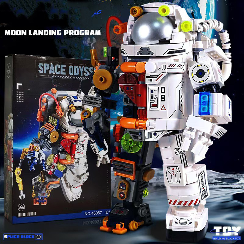 Collector Edition Astronaut Transforming Robot Building Block Toy
