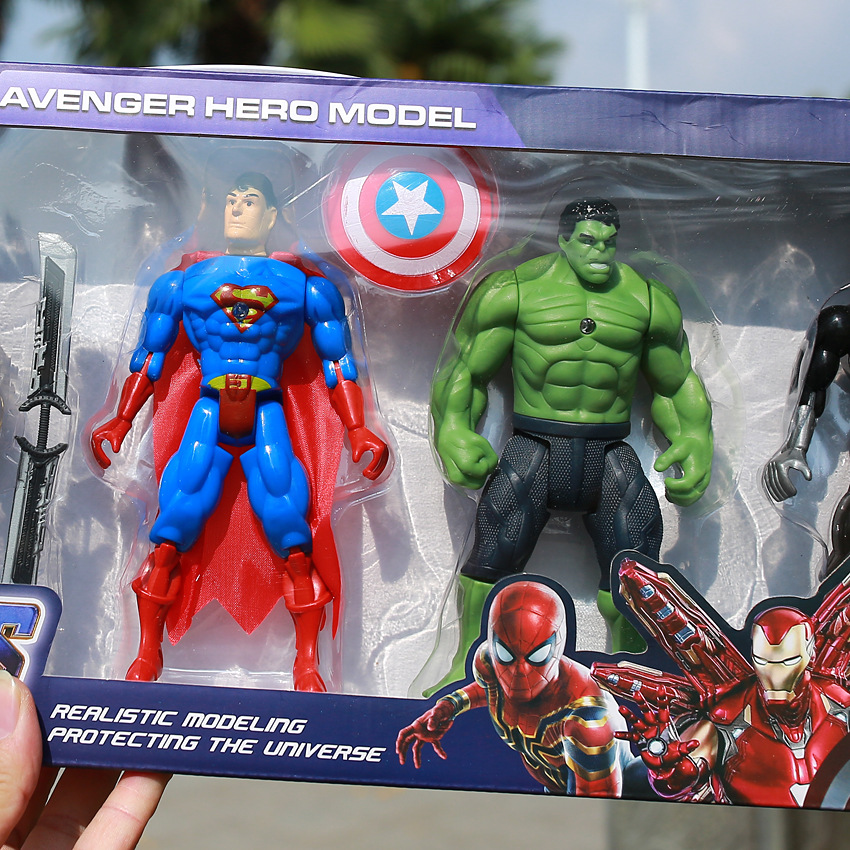 5-Pack Iron Hero Children's Toy Dolls