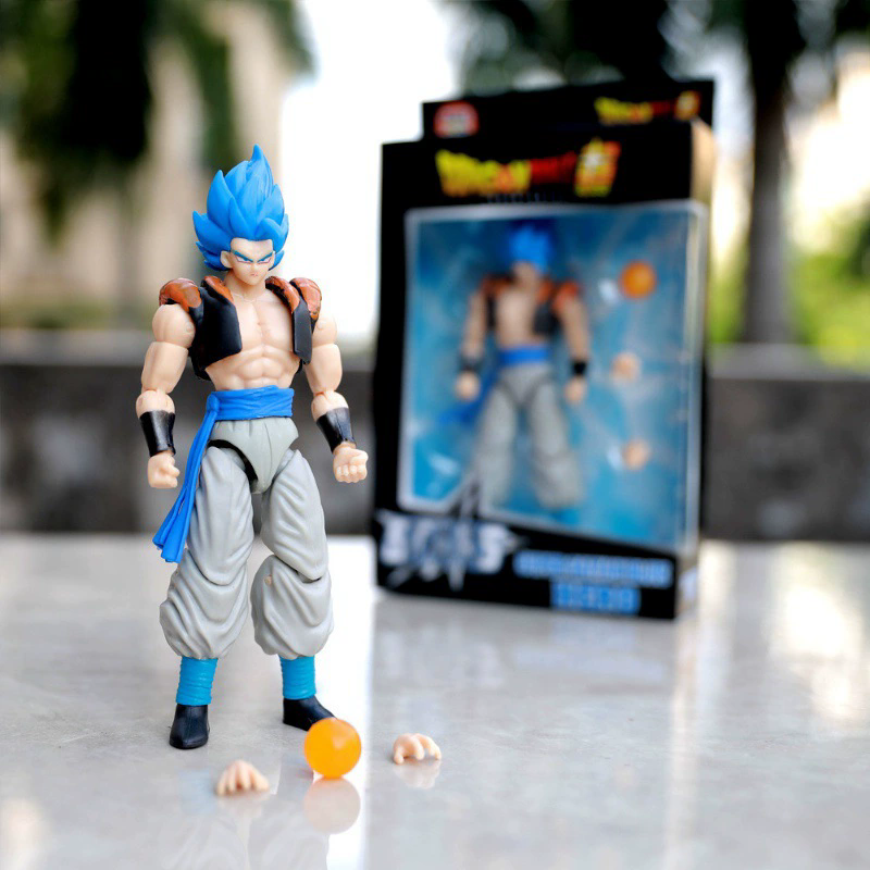 Vegeta Blue Hair Dragon Ball Goku Gogeta figurines dolls toys ornaments models finger toys