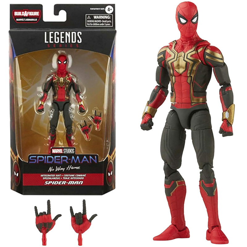 Spider-Man 3 Red Gold Hero No Return Fusion Suit 6-inch Action Figure toy model