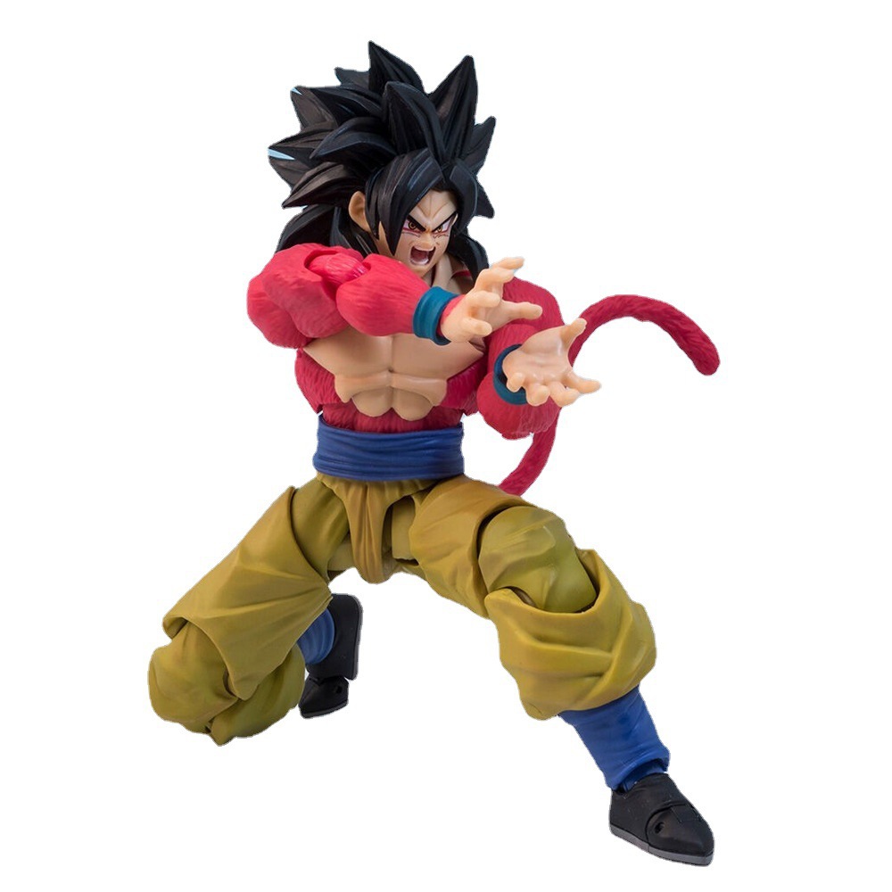 Saiyan Son Goku Action Figure, Super Saiyan 4 Goku, Boxed Figure Wholesale