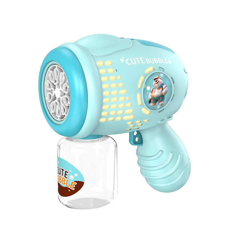 Internet celebrity new bubble machine children's handheld electric bubble gun