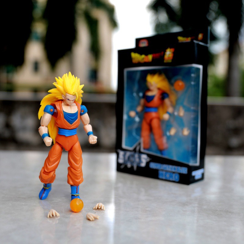 Super 3 Dragon Ball Goku Gogeta Vegeta figurines dolls toys ornaments models finger toys