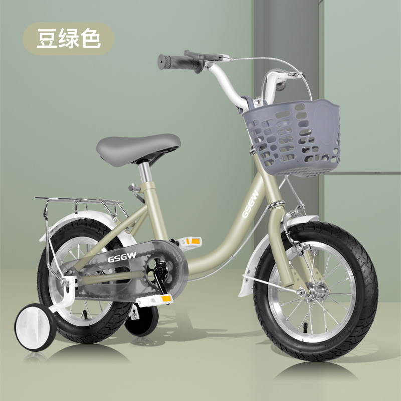 New children's bicycle girls 3-6 years old 8-9 kids girls baby stroller bicycle medium and large children princess bicycle